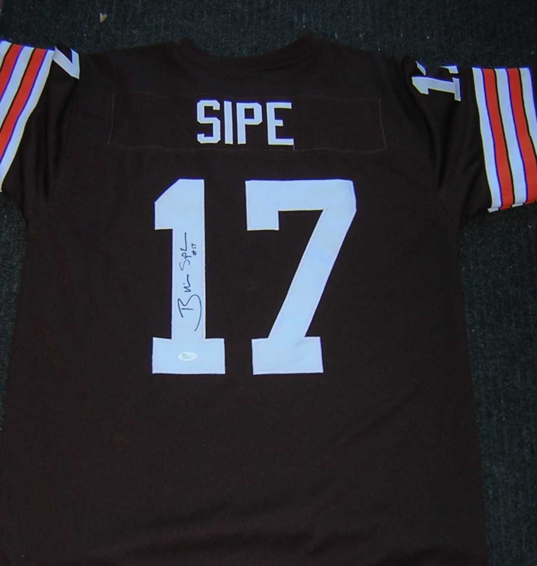 brian sipe autographed jersey