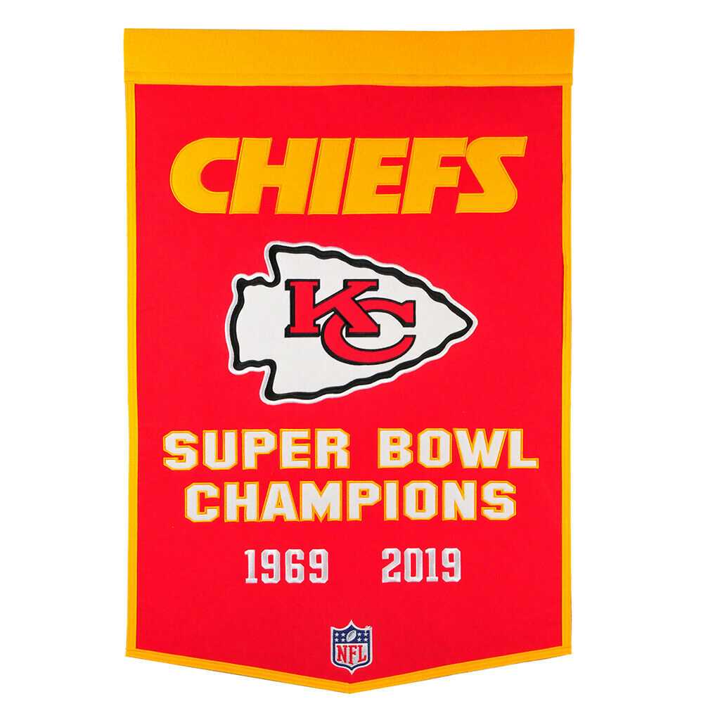Kansas City Chiefs Super Bowl Champs Dynasty Banner – GPS Sports Gallery