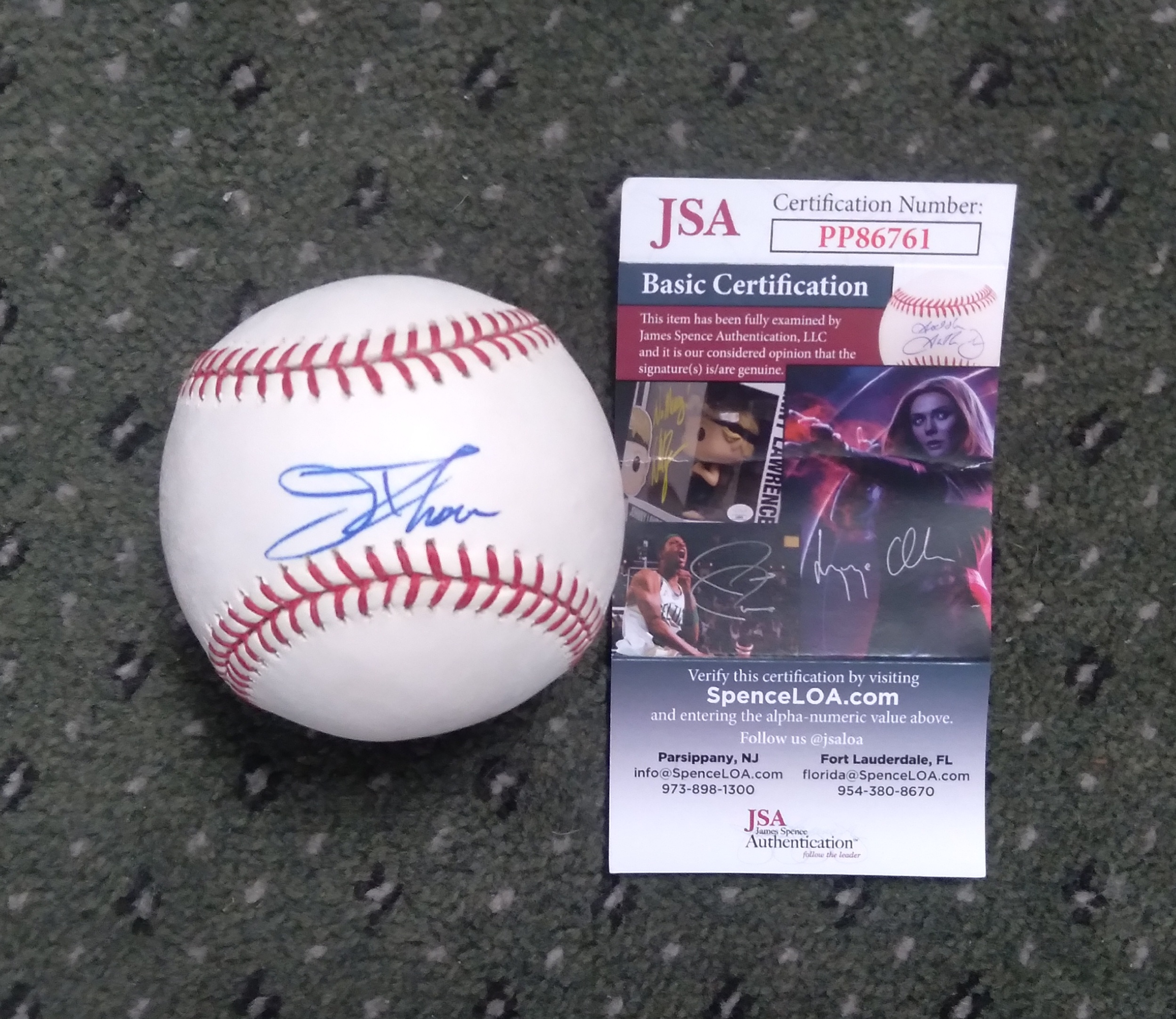 Jim Thome Signed MLB Baseball JSA – GPS Sports Gallery
