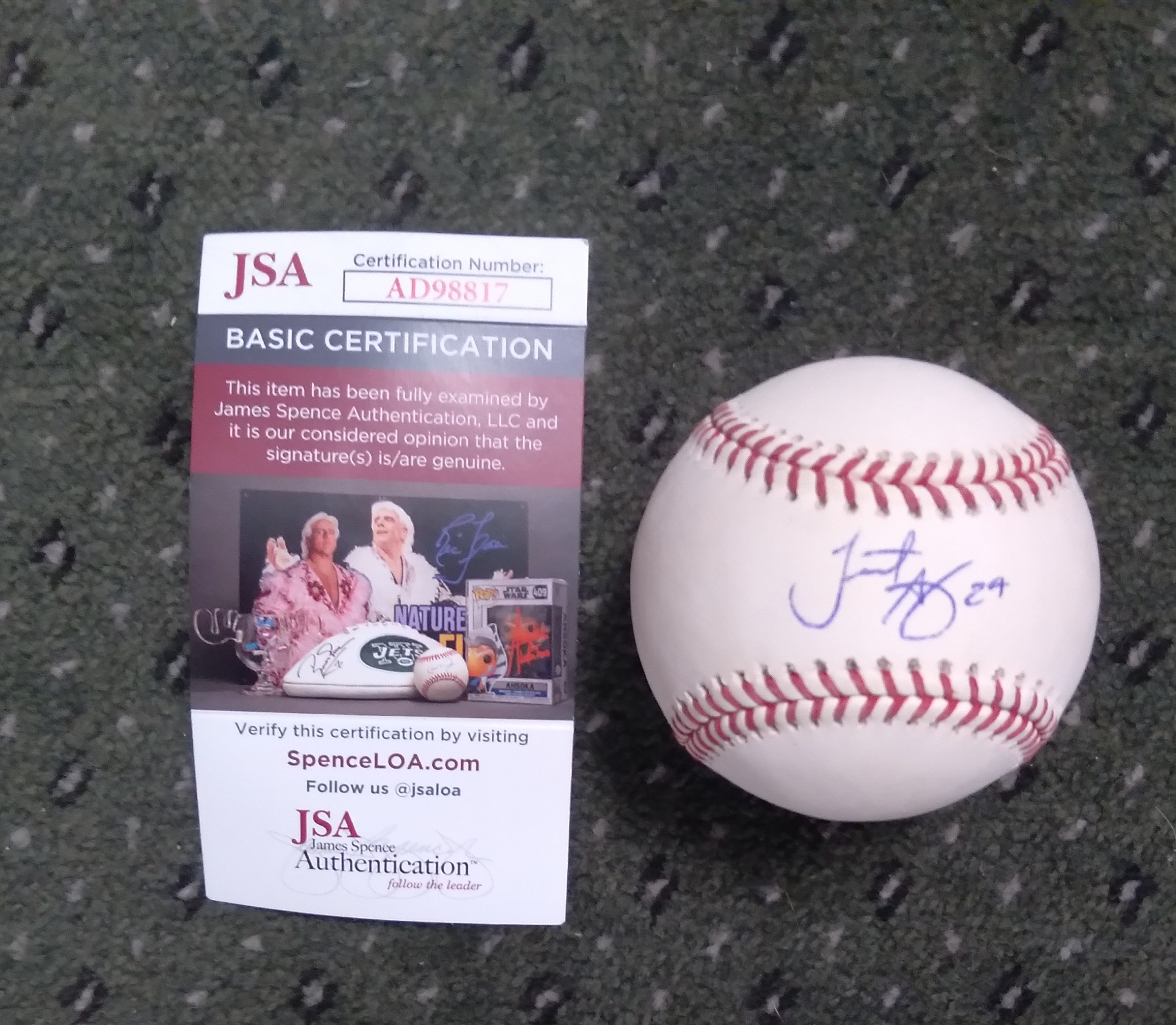 Triston McKenzie Signed MLB Baseball JSA GPS Sports Gallery