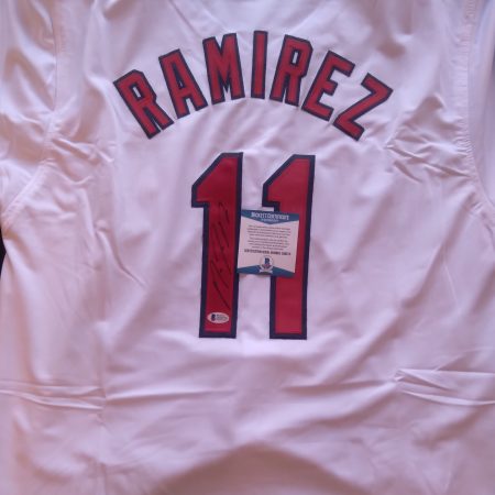 Jose Ramirez Signed Cleveland Indians Jersey (PSA COA)