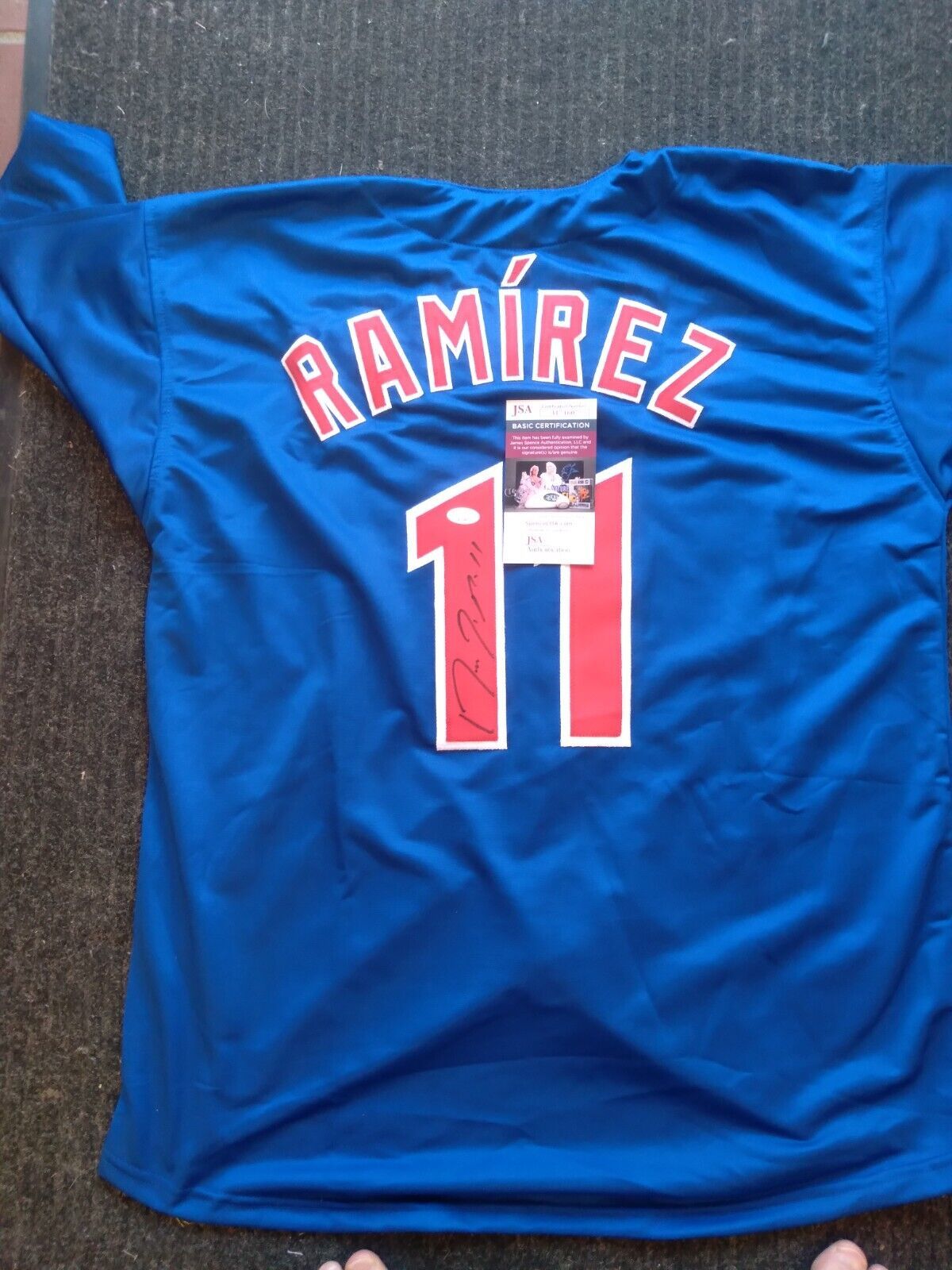 Jose Ramirez Signed Jersey (JSA)