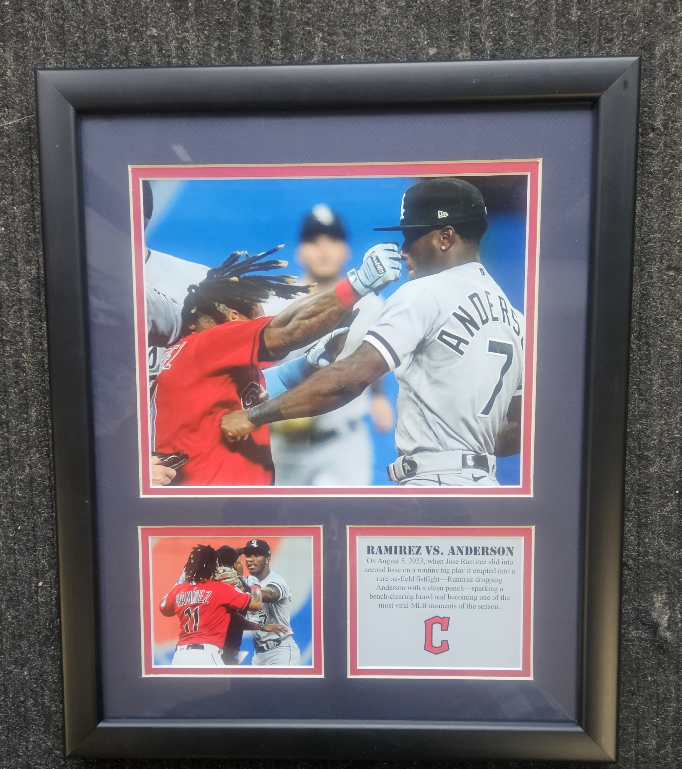 Jose Ramirez “Throwing the Punch” Framed 8×10 Photo | GPS Sports