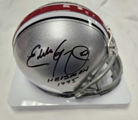 Eddie George Signed Heisman Mini Helmet
