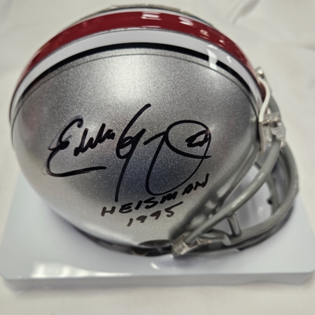 Eddie George Signed Heisman Mini Helmet