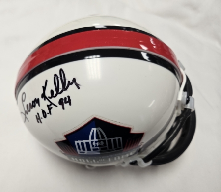 Leroy Kelly Signed Hall of Fame Mini Helmet JSA