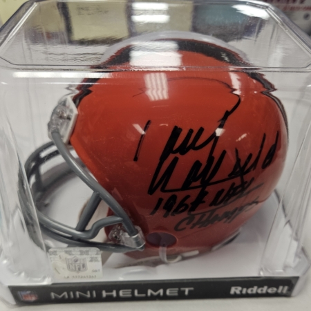 Paul Warfield Signed Mini Helmet Tri Star