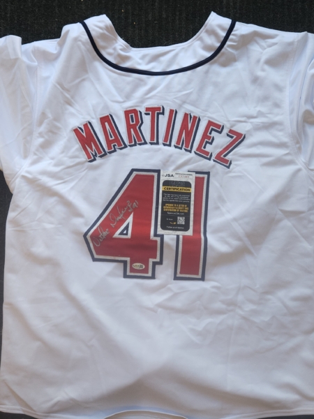 Victor Martinez Signed Jersey JSA