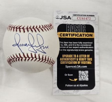 Jim Mudcat Grant Signed MLB Baseball JSA
