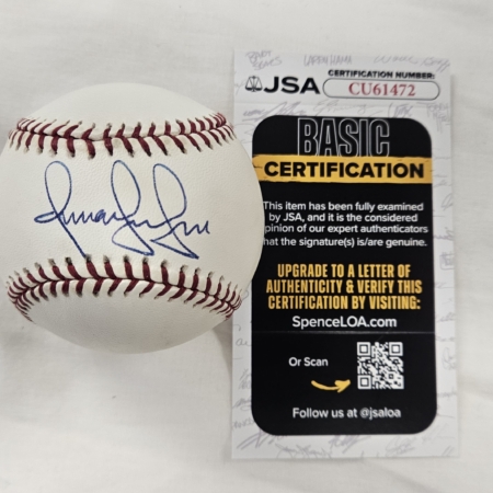 Jim Mudcat Grant Signed MLB Baseball JSA