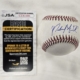 Parker Messick Signed Game Used Baseball JSA