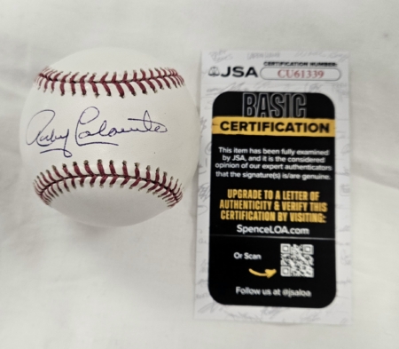 Rocky Colavito Signed Baseball JSA