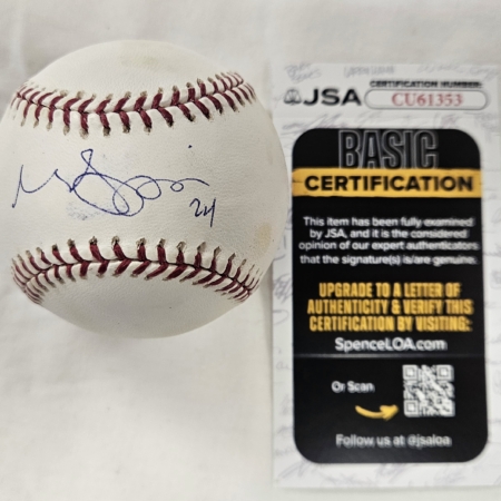 Grady Sizemore Baseball JSA
